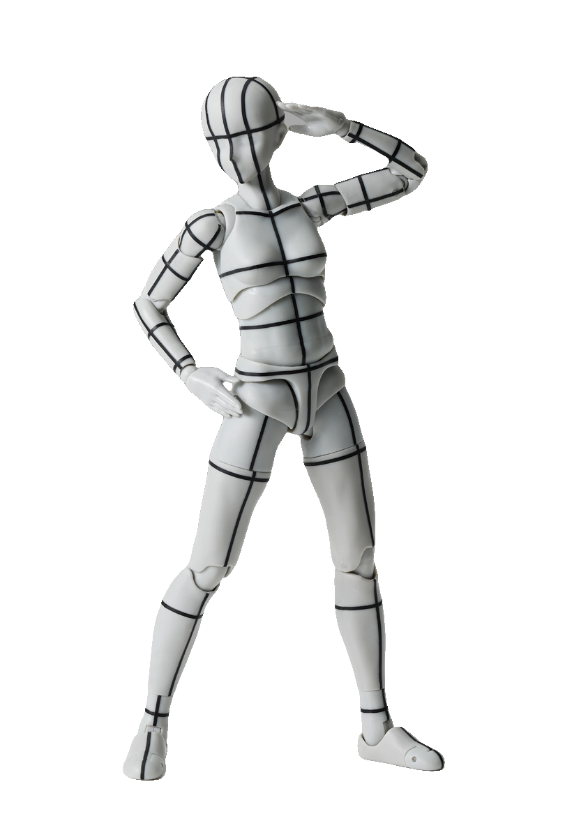 BODY-CHAN -Sports- Edition -WIREFRAME- (Gray Color Ver.)
