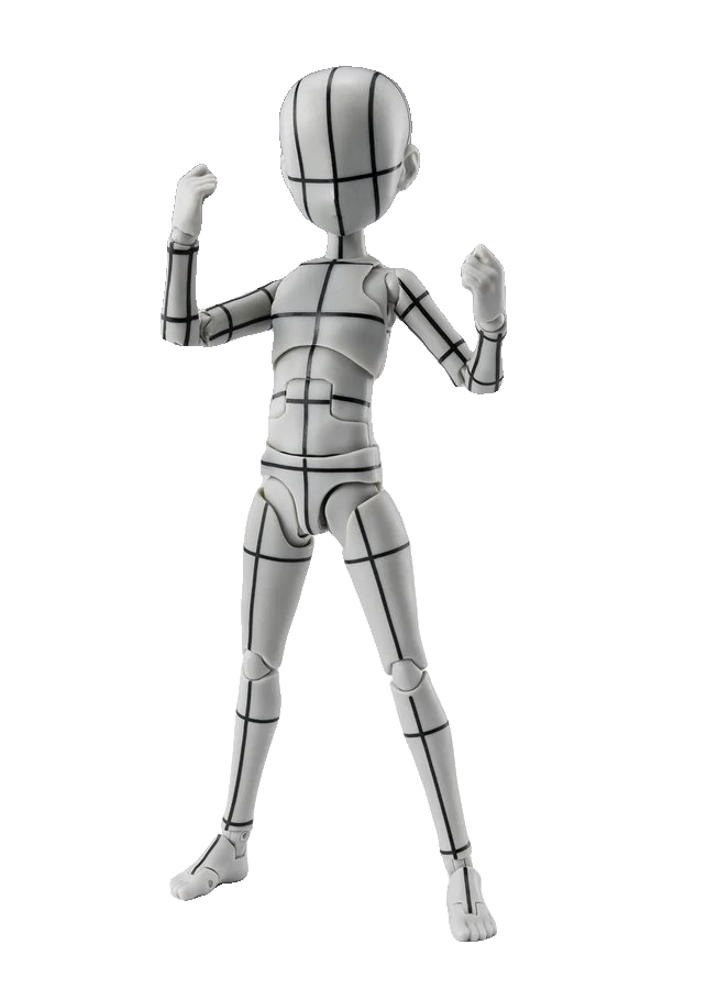 BODY-KUN -KEN SUGIMORI- Edition -WIREFRAME- (Gray Color Ver.)