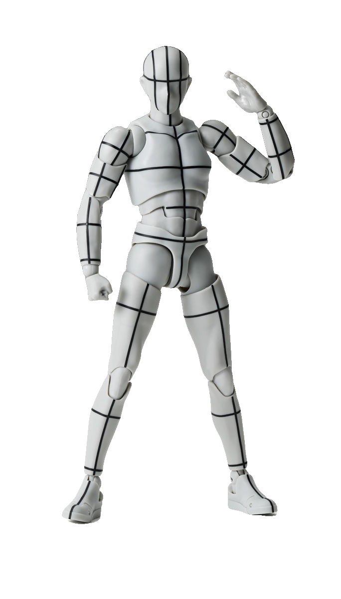 BODY-KUN -Sports- Edition -WIREFRAME- (Gray Color Ver.)
