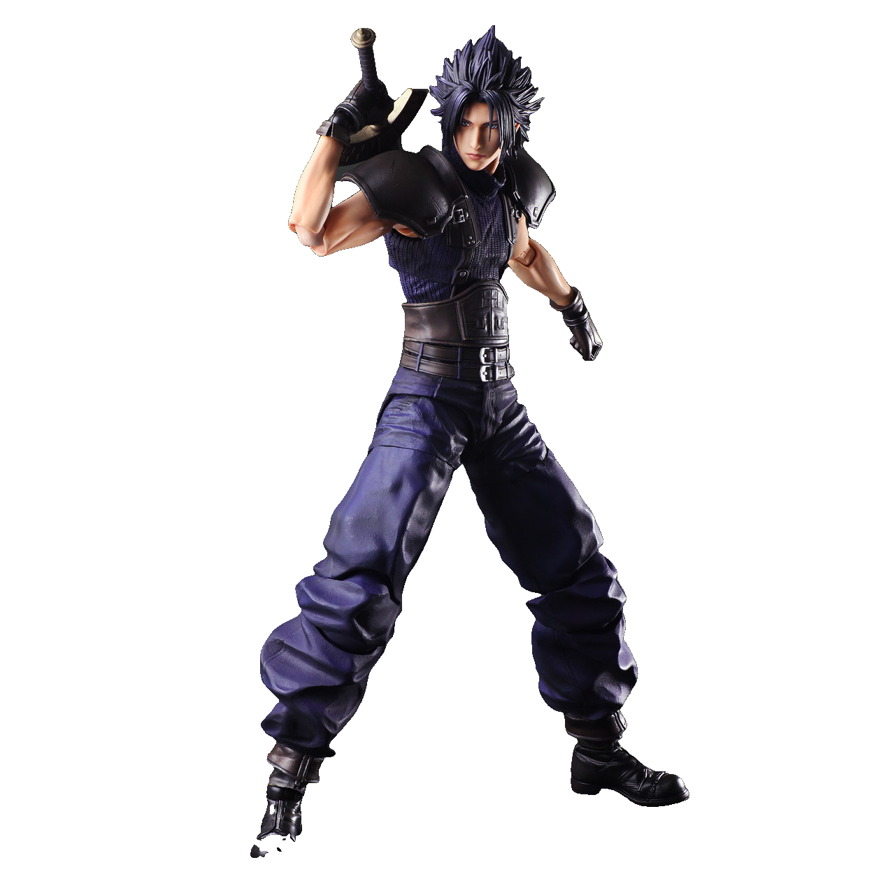 CRISIS CORE - FINAL FANTASY VII - REUNION PLAY ARTS KAI ACTION FIGURE - ZACK FAIR SOLDIER 2ND CLASS