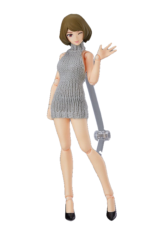 figma Female Body (Chiaki) with Backless Sweater Outfit