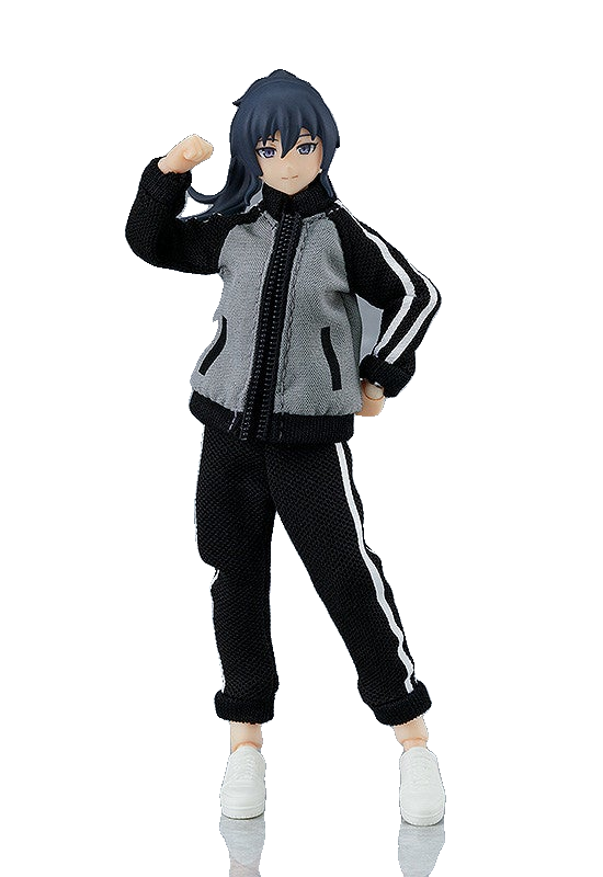 figma Female Body (Makoto) with Tracksuit + Tracksuit Skirt Outfit