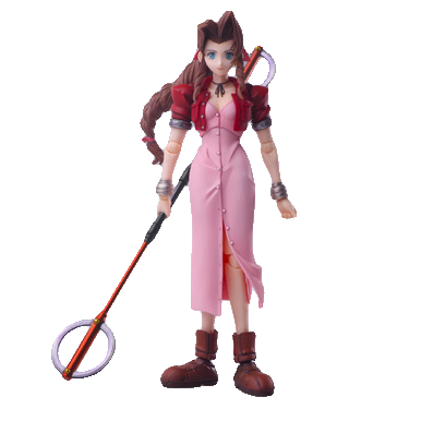 FINAL FANTASY VII BRING ARTS Action Figure - AERITH GAINSBOROUGH Mythril Rod Ver.