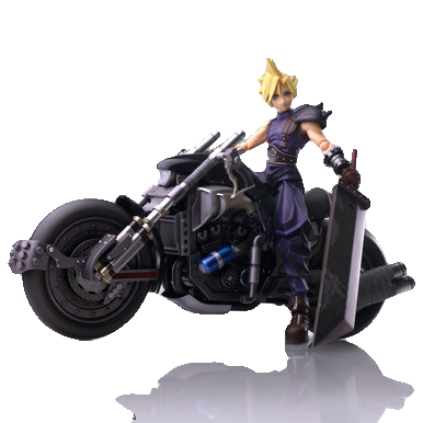 FINAL FANTASY VII BRING ARTS Action Figure - CLOUD STRIFE & HARDY-DAYTONA