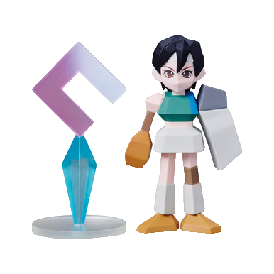 FINAL FANTASY VII Polygon Figure Vol. 2 (display)