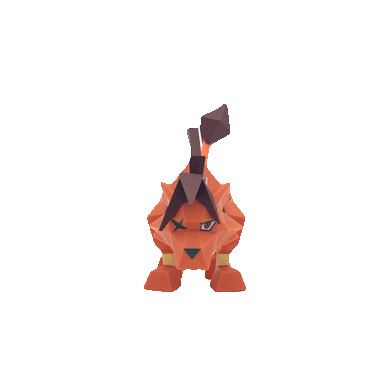 FINAL FANTASY VII Polygon Soft Vinyl Figure - RED XIII