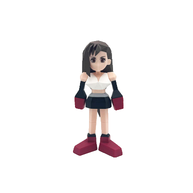 FINAL FANTASY VII Polygon Soft Vinyl Figure - TIFA LOCKHART