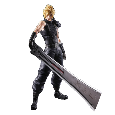 Final Fantasy VII Remake Play Arts Kai Action Figure - Cloud Strife Ver. 2 Limited Version