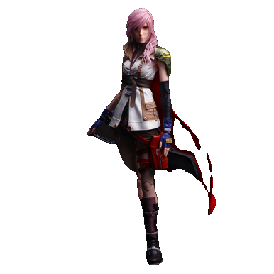 FINAL FANTASY XIII PLAY ARTS SHIN Action Figure - LIGHTNING