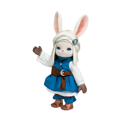 FINAL FANTASY XIV FLOCKED FIGURINE - LOPORRIT