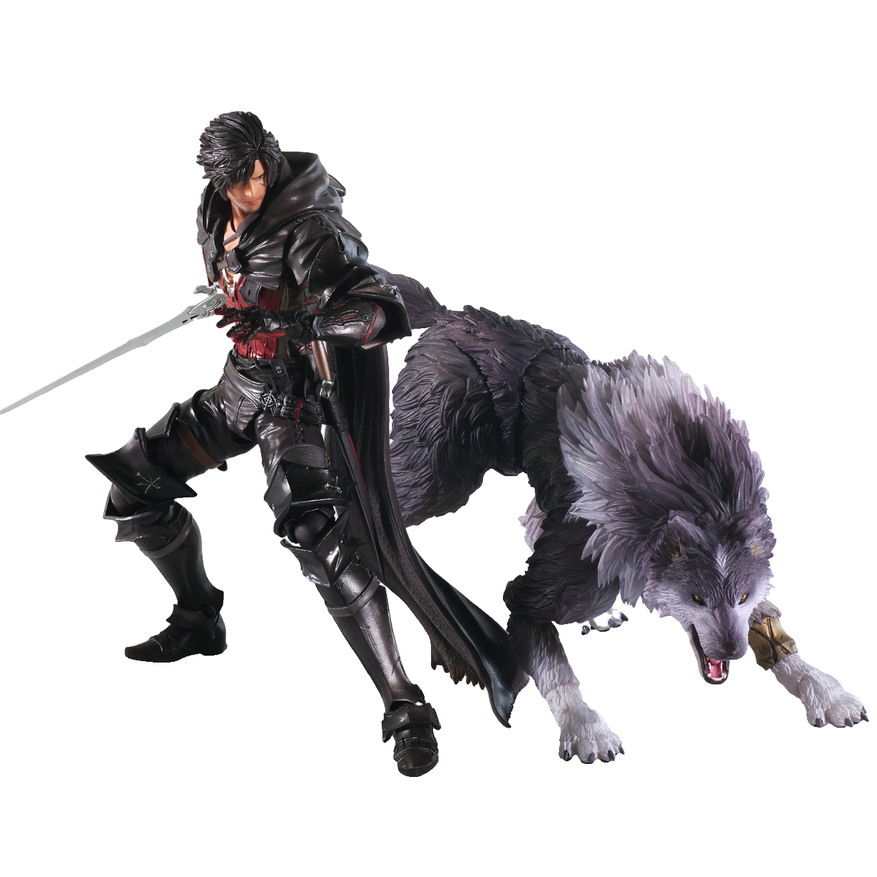 FINAL FANTASY XVI BRING ARTS ACTION FIGURE - CLIVE ROSFIELD &amp; TORGAL