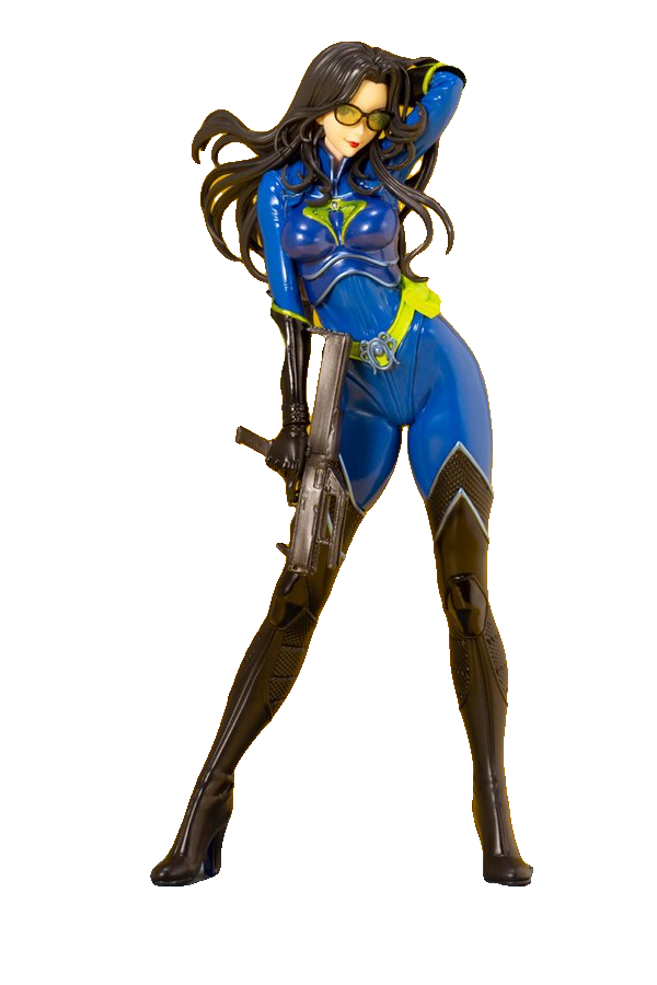 G.I. JOE BARONESS 25th ANNIVERSARY BLUE COLOR BISHOUJO STATUE