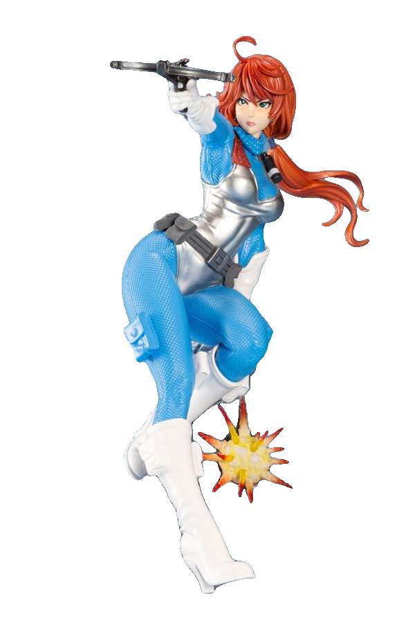 G.I. JOE SCARLETT SKY-BLUE COLOR BISHOUJO STATUE
