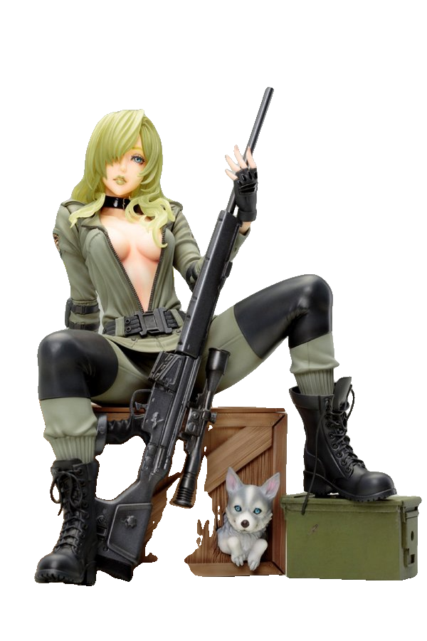 METAL GEAR SOLID SNIPER WOLF BISHOUJO STATUE