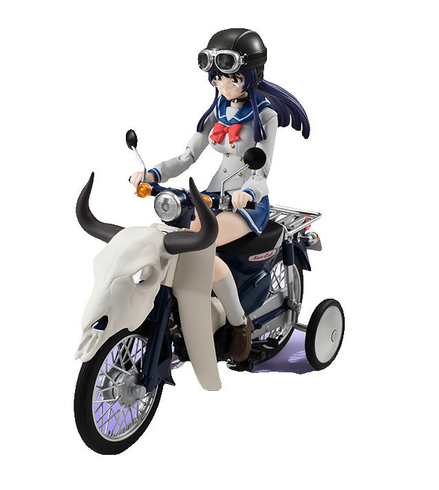 MINOWA HIJIRI(uniform) & Super Cub 50 (BAKUON !! ver.)