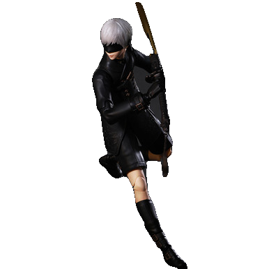 NIER:AUTOMATA PLAY ARTS KAI ACTION FIGURE 9S (YORHA NO.9 TYPE S)