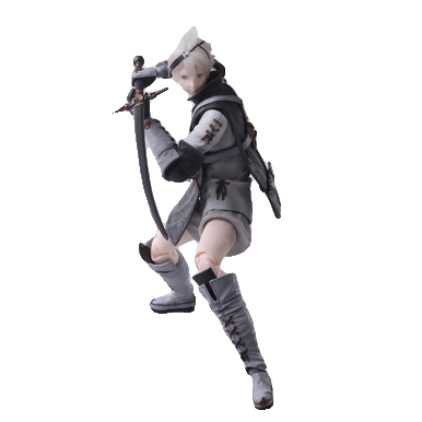 NIER REPLICANT VER.1.22474487139... BRING ARTS ACTION FIGURE - YOUNG PROTAGONIST