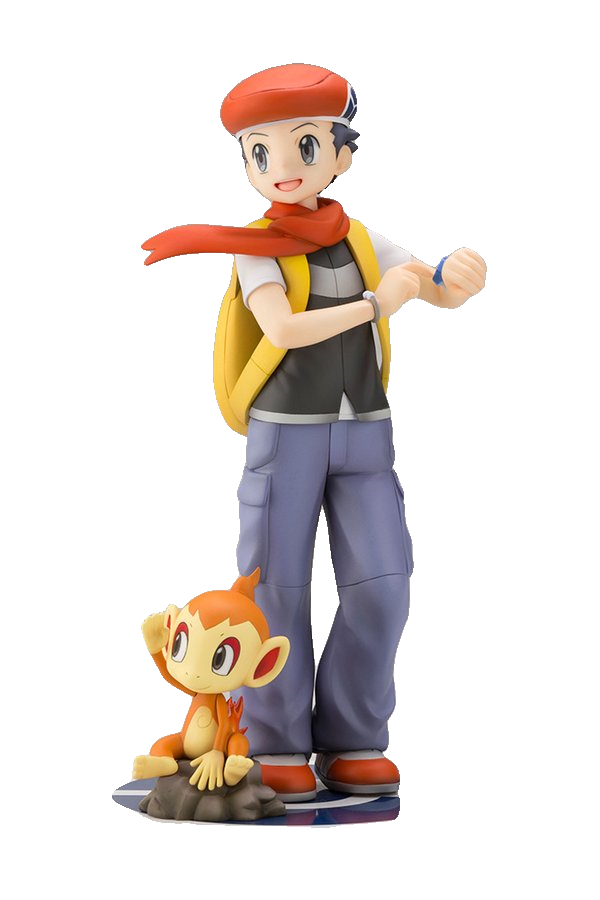 Pokémon Lucas with Chimchar ARTFX J STATUE