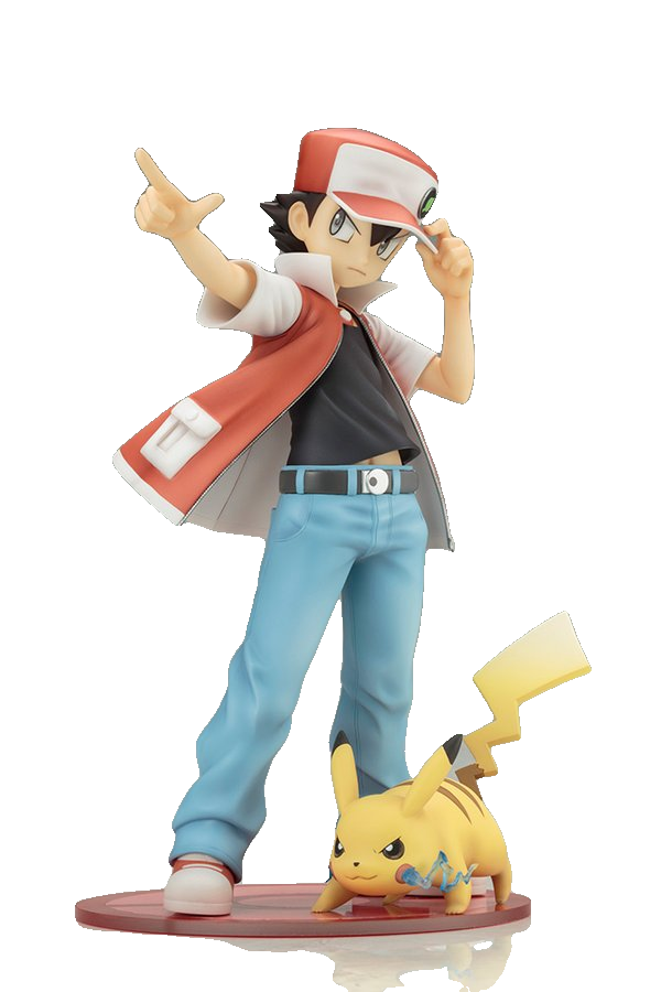POKEMON RED WITH PIKACHU ARTFX J STATUE