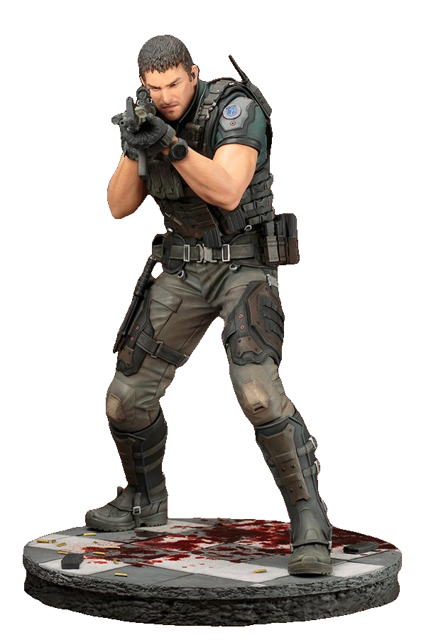 RESIDENT EVIL: VENDETTA CHRIS REDFIELD RENEWAL PACKAGE ARTFX STATUE