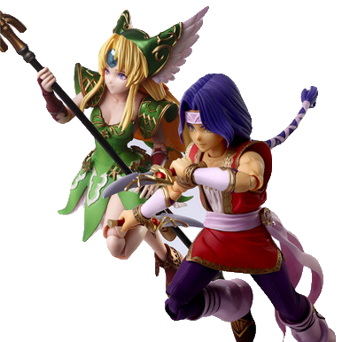 TRIALS OF MANA BRING ARTS ACTION FIGURE HAWKEYE & RIESZ