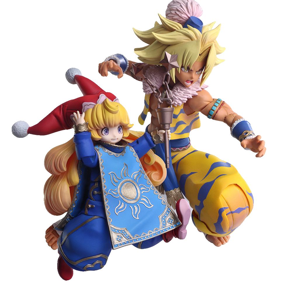 TRIALS OF MANA BRING ARTS ACTION FIGURE KEVIN & CHARLOTTE