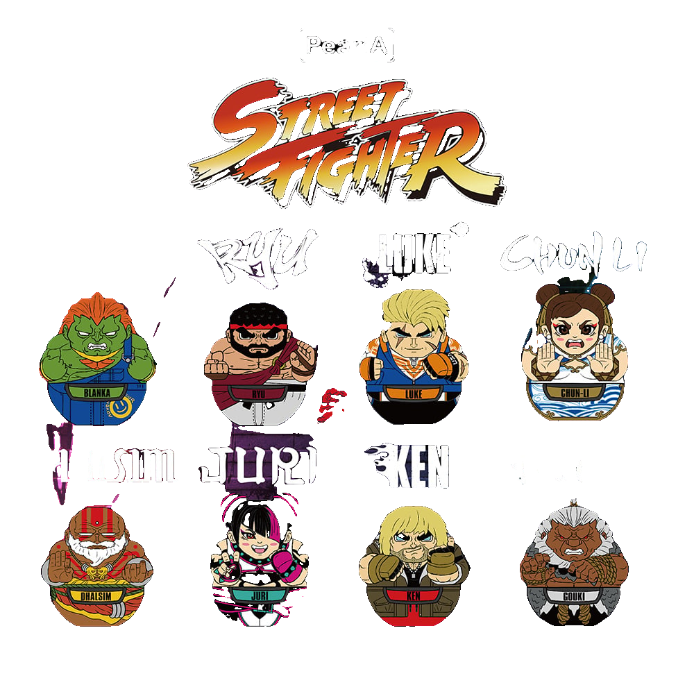 World in Your Pocket Street Fighter 6 Trading Play set