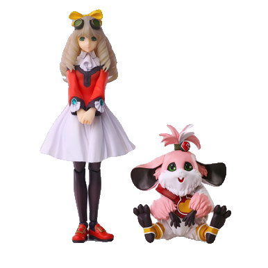 XENOGEARS BRING ARTS ACTION FIGURE- MARIA BALTHASAR & CHU-CHU