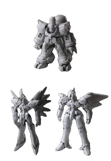 Xenogears STRUCTURE ARTS 1/144 Scale Plastic Model Kit Series Vol. 3 (display)