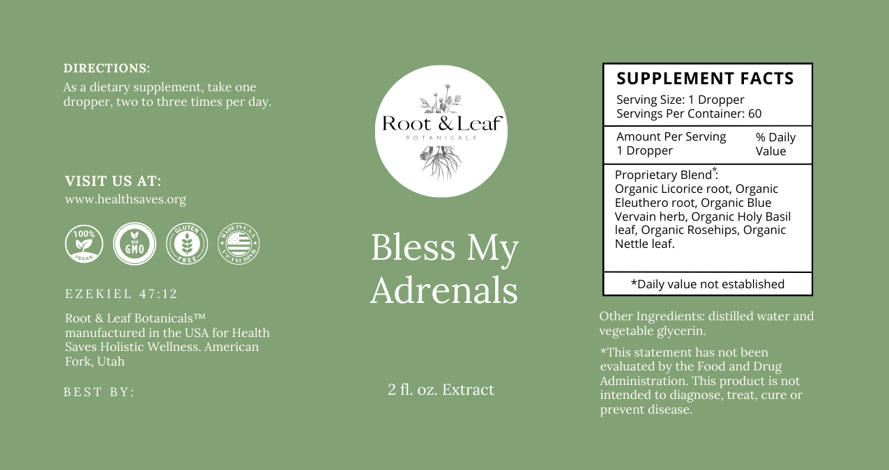 Bless My Adrenals Glycerin Extract