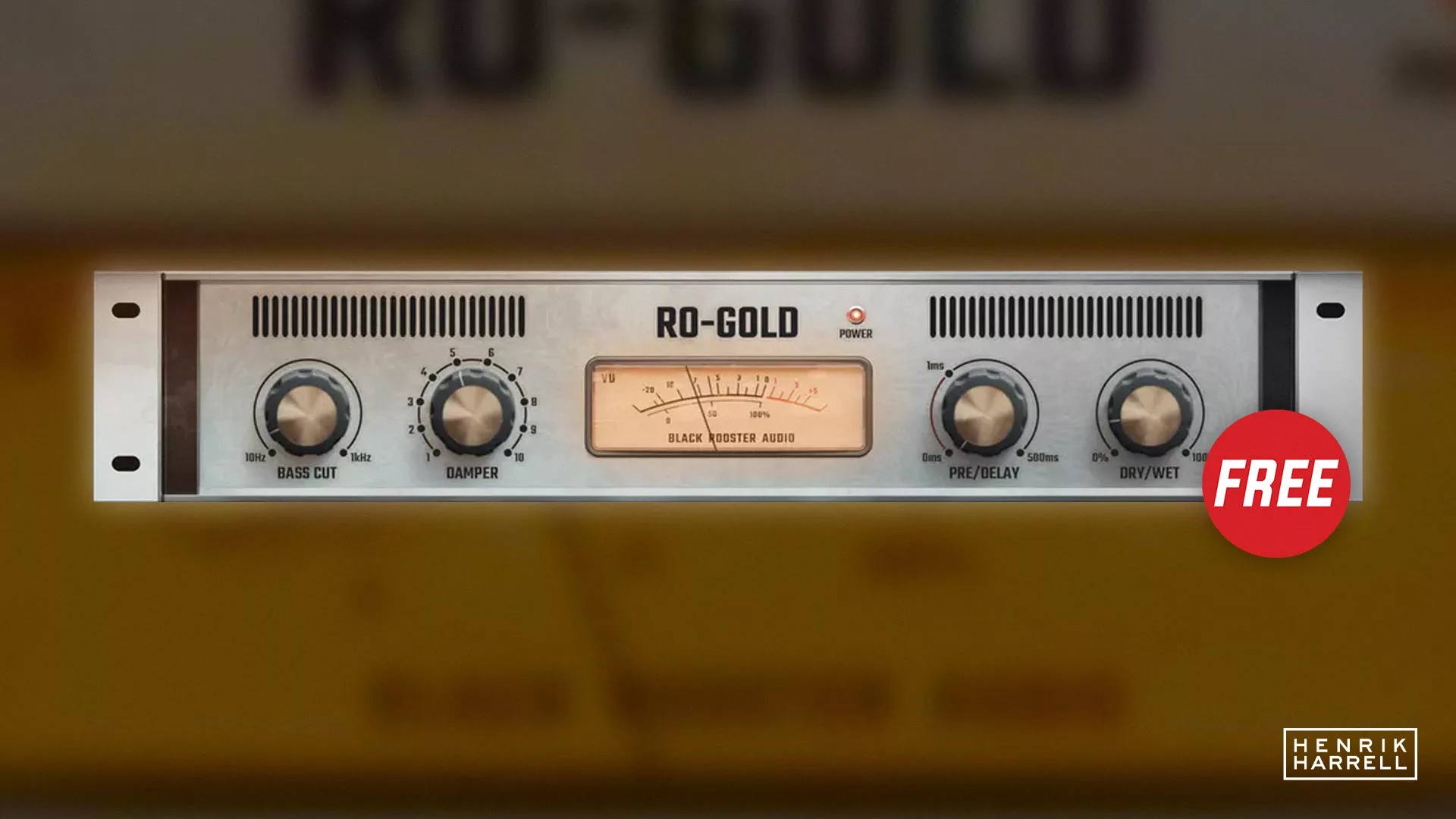 Black Rooster Audio Released “Ro-Gold”: A Free Vintage Gold-Plate Reverb Plugin