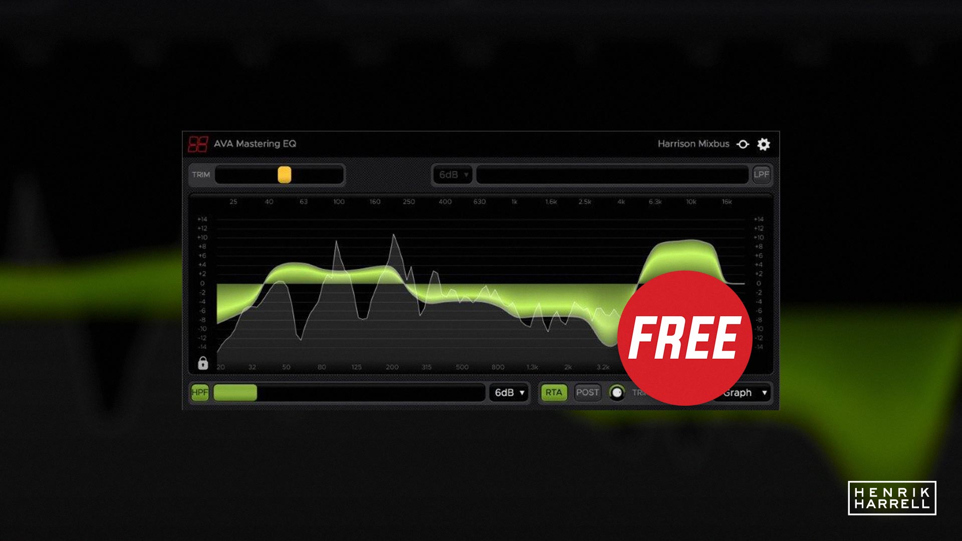 AVA Mastering EQ by Harrison Consoles is free for a limited time