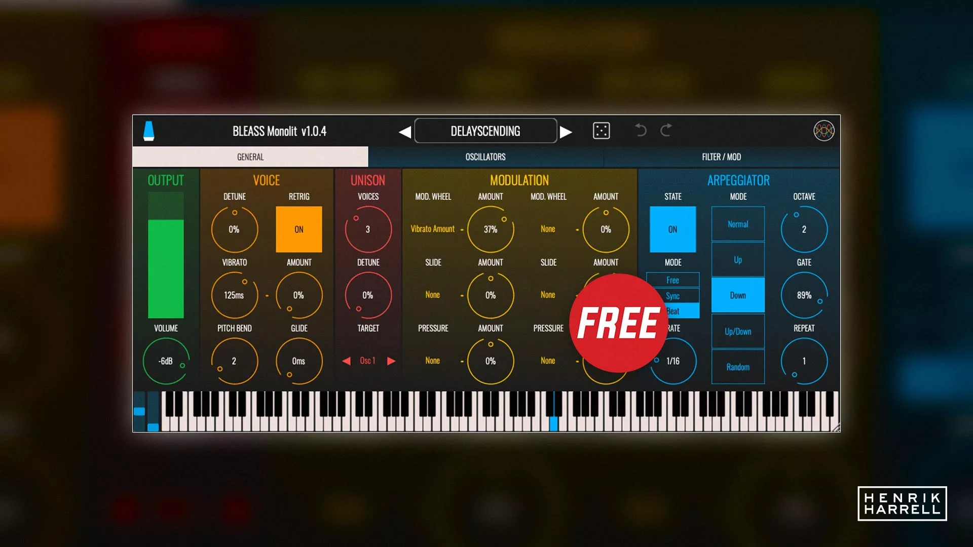 Bleass Releases Monolit, a Free Monophonic Synth Plugin