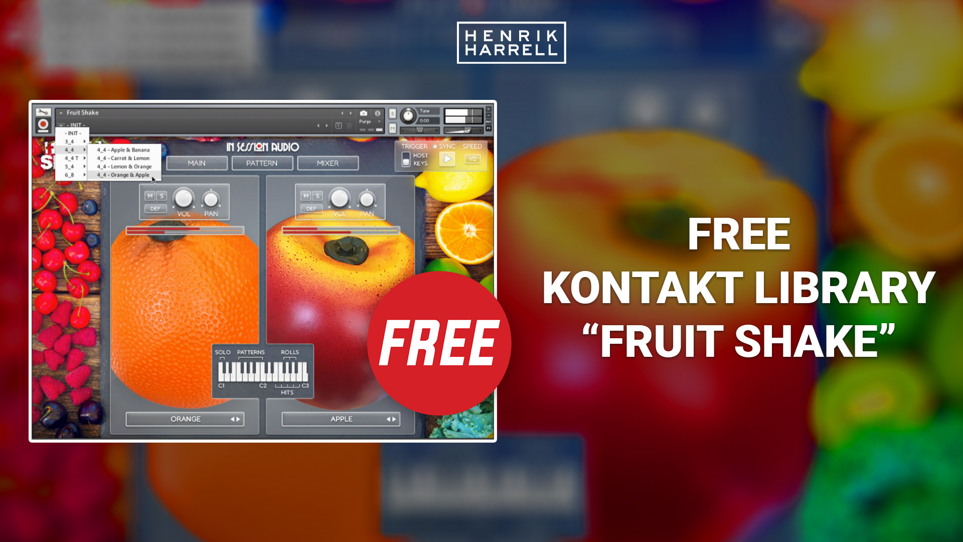 Get Fruit Shaker (Kontakt library) for free