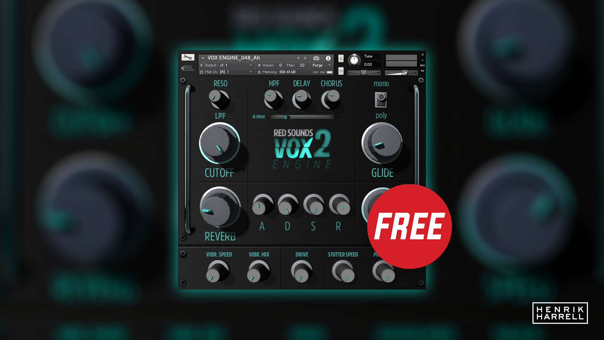 Red Sounds Vox Engine 2 is free for a limited time