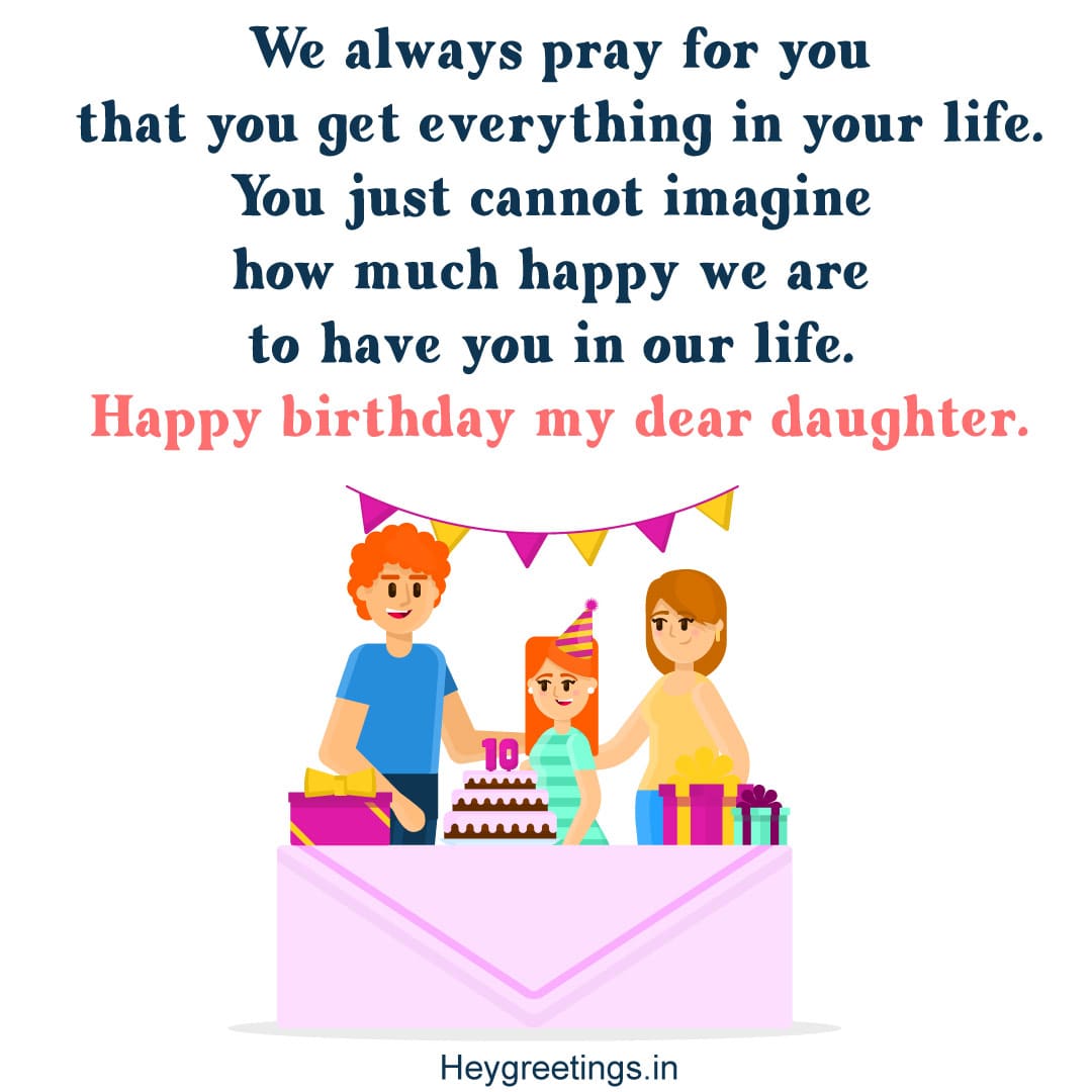 Birthday Wishes For Daughter Hey Greetings