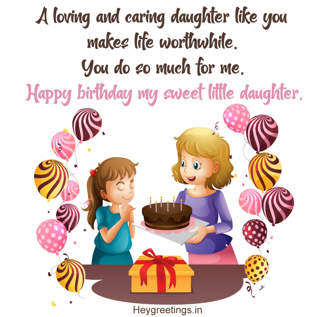 Birthday Wishes For Daughter - Hey Greetings