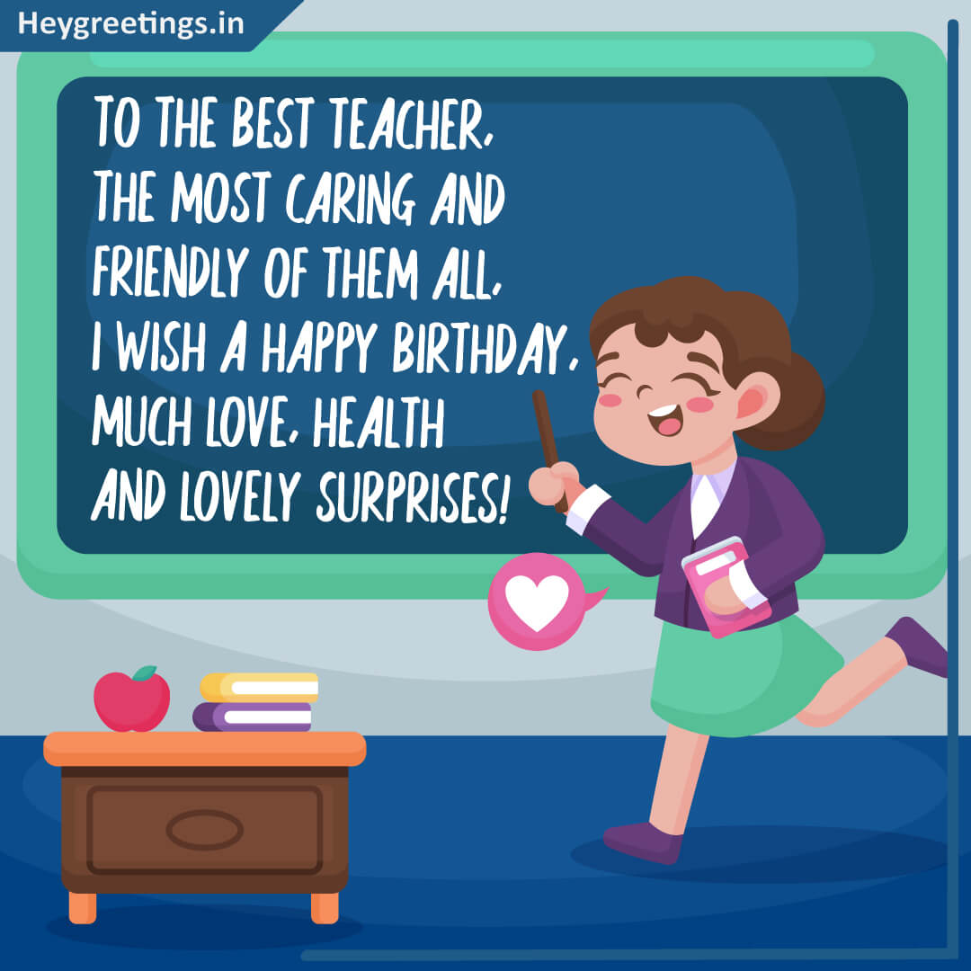 Birthday Wishes For Teacher - Hey Greetings