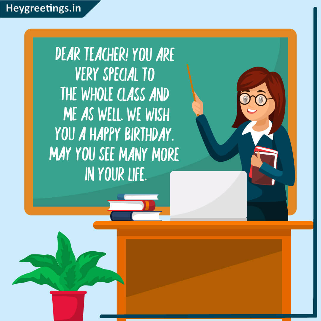 Birthday Wishes For Teacher - Hey Greetings