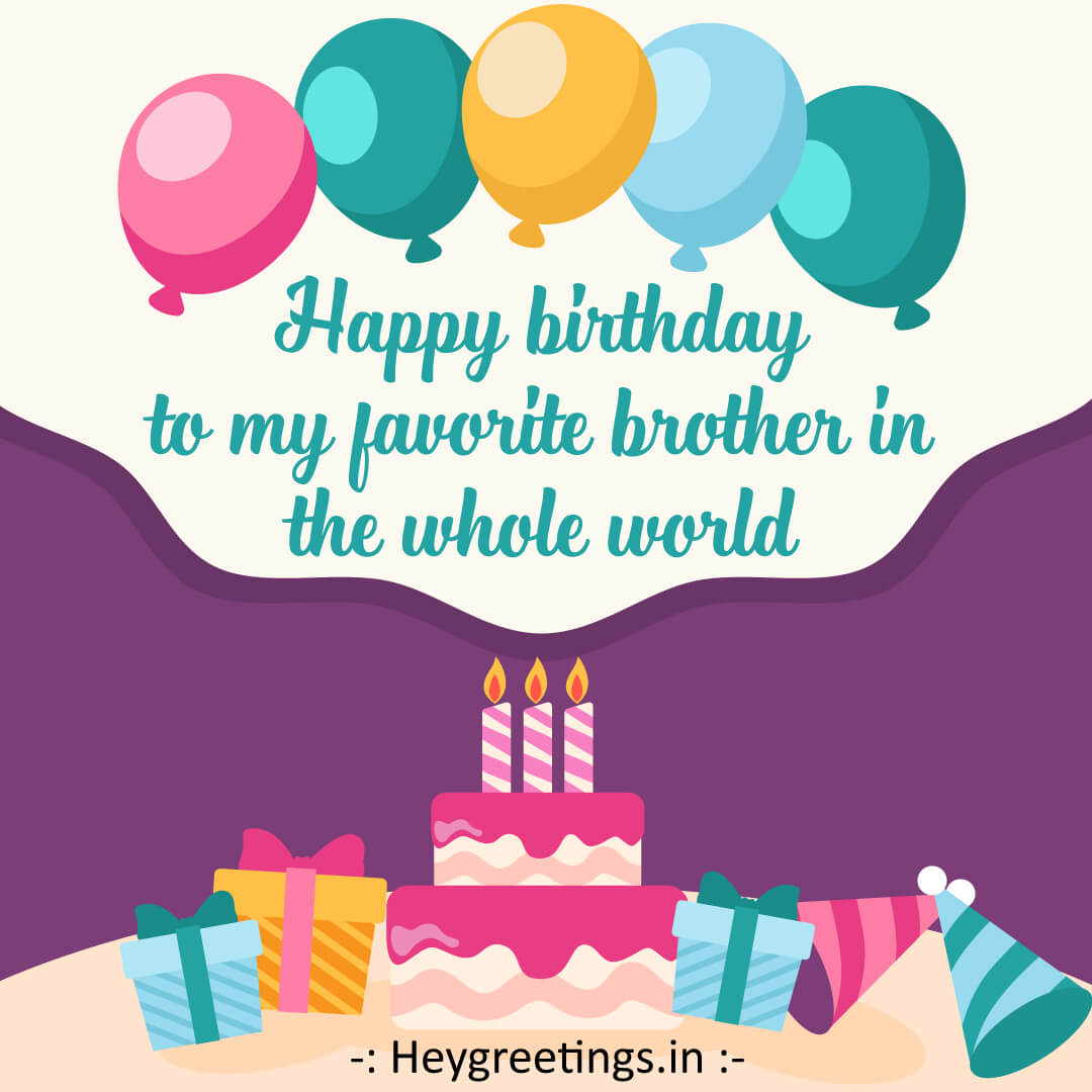 brother birthday status Hey Greetings