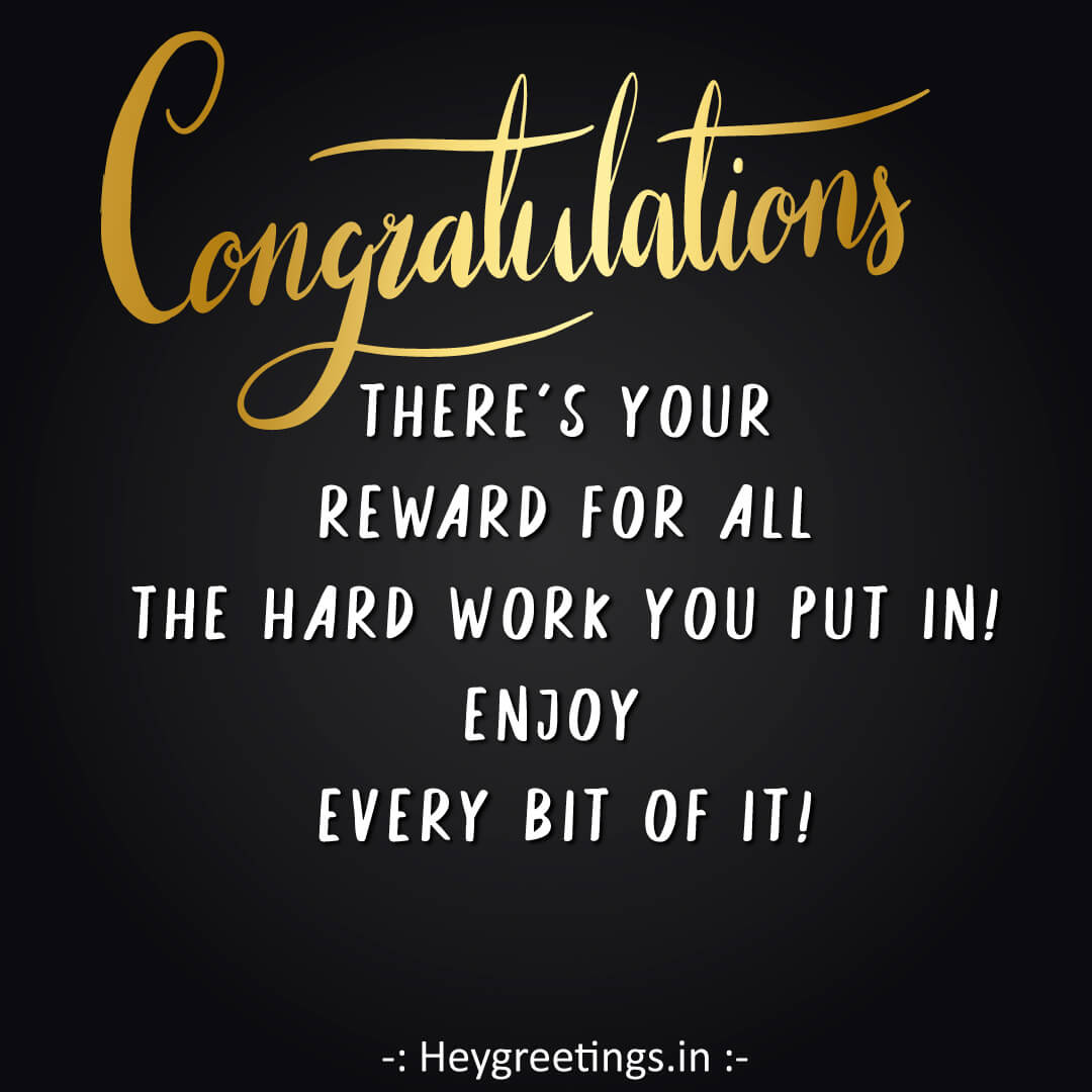Congratulation Messages/ Quotes - Hey Greetings