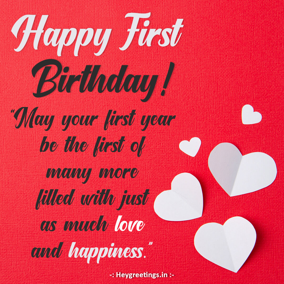 First Birthday Wishes
