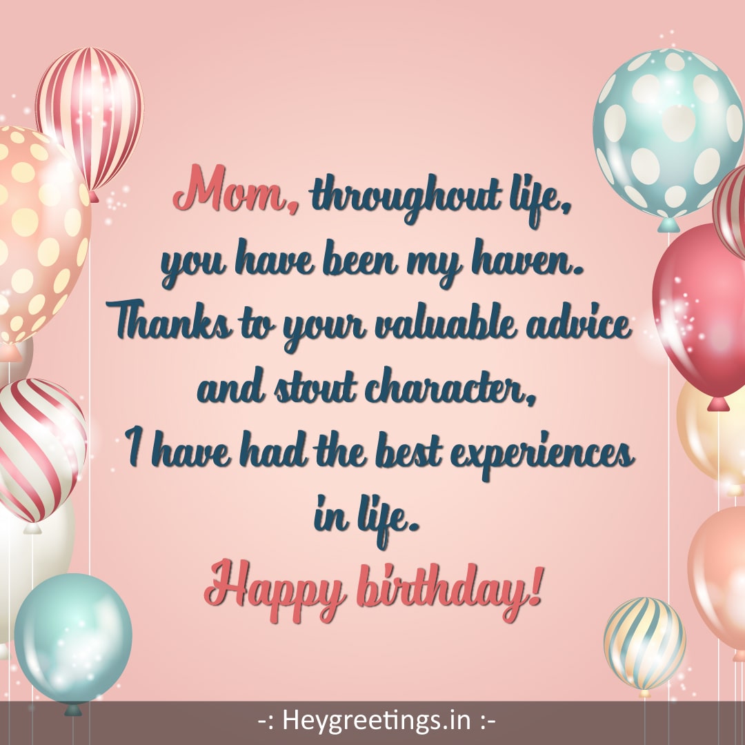 Birthday Wishes Messages For Mom