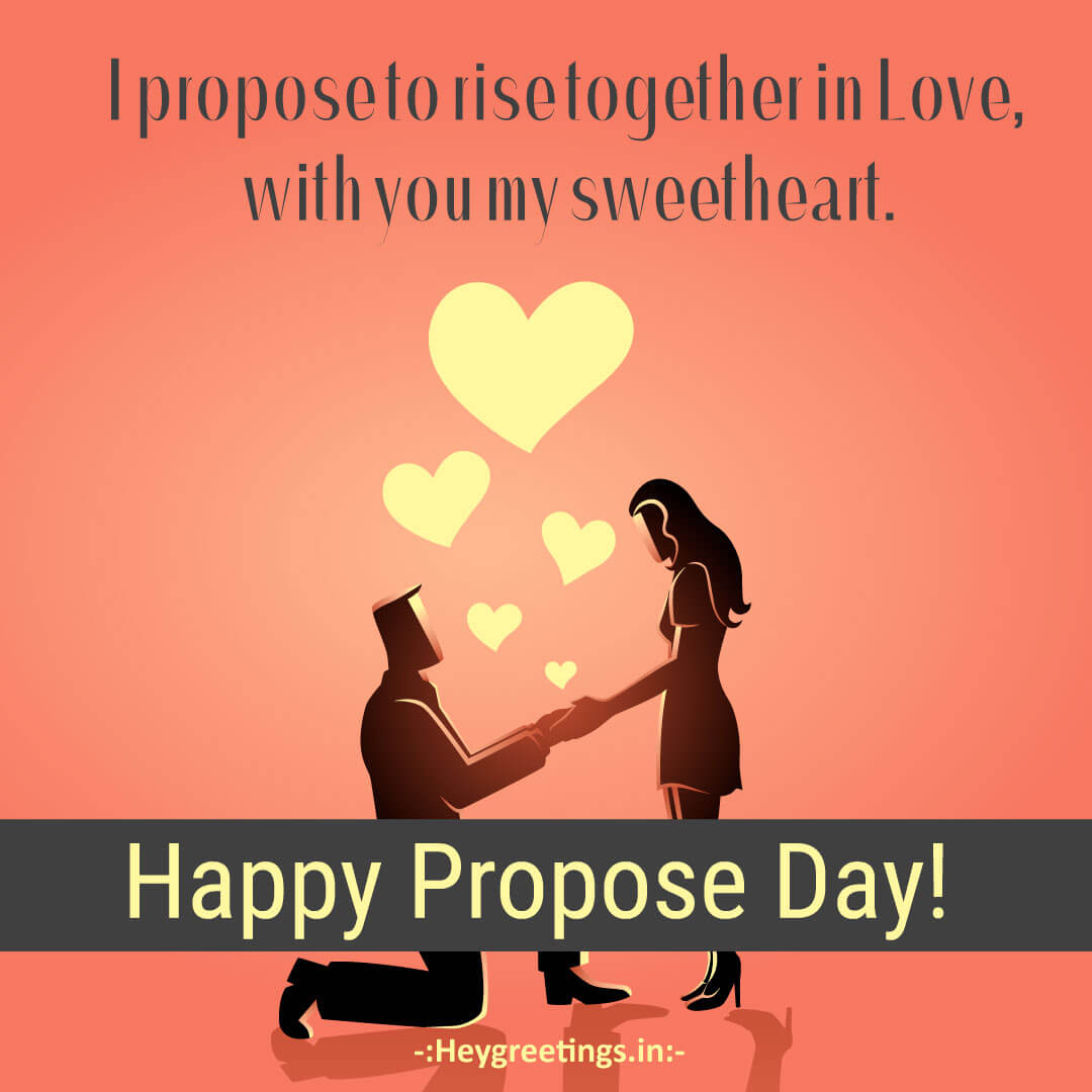 Happy Propose Day/ Propose Day quotes Hey Greetings
