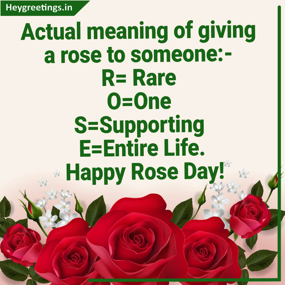 Happy Rose Day/ Rose Day Quotes Hey Greetings