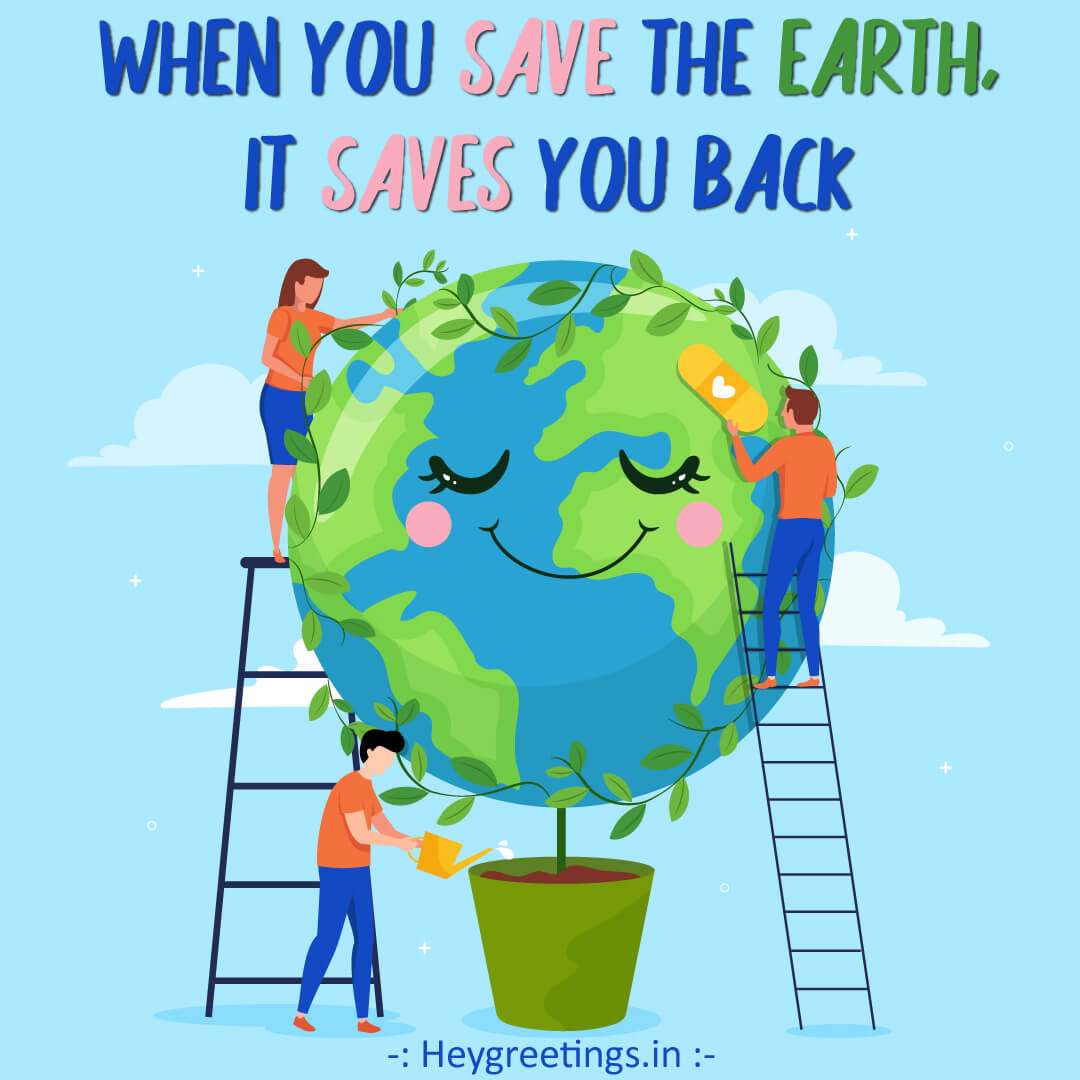 Save Earth Save Life Poster