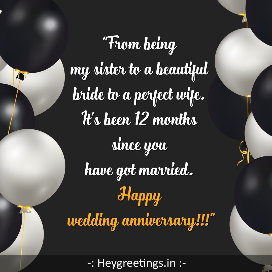 Wedding Anniversary Wishes For Sister Hey Greetings