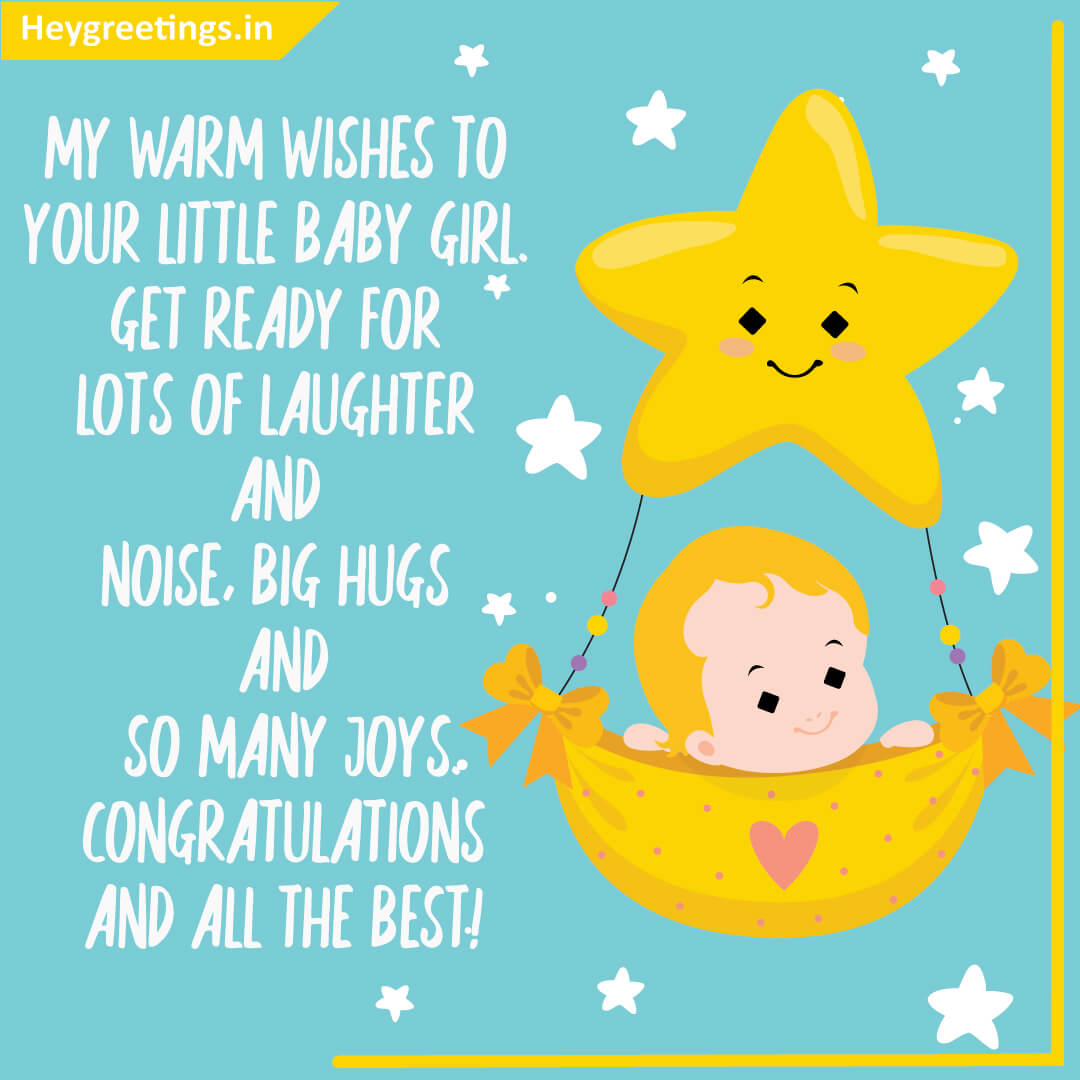 Birthday Wishes For a New Born Baby Girl - Hey Greetings