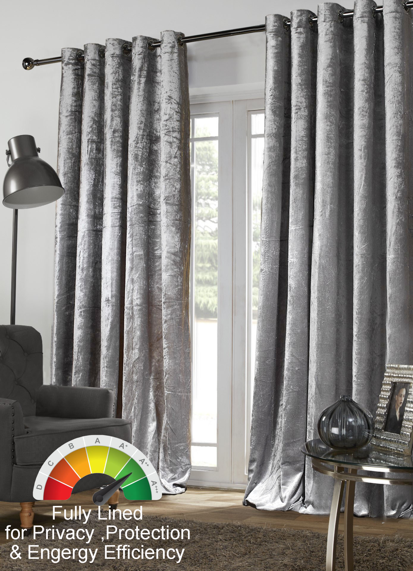 blush pink gold champagne curtains eyelets