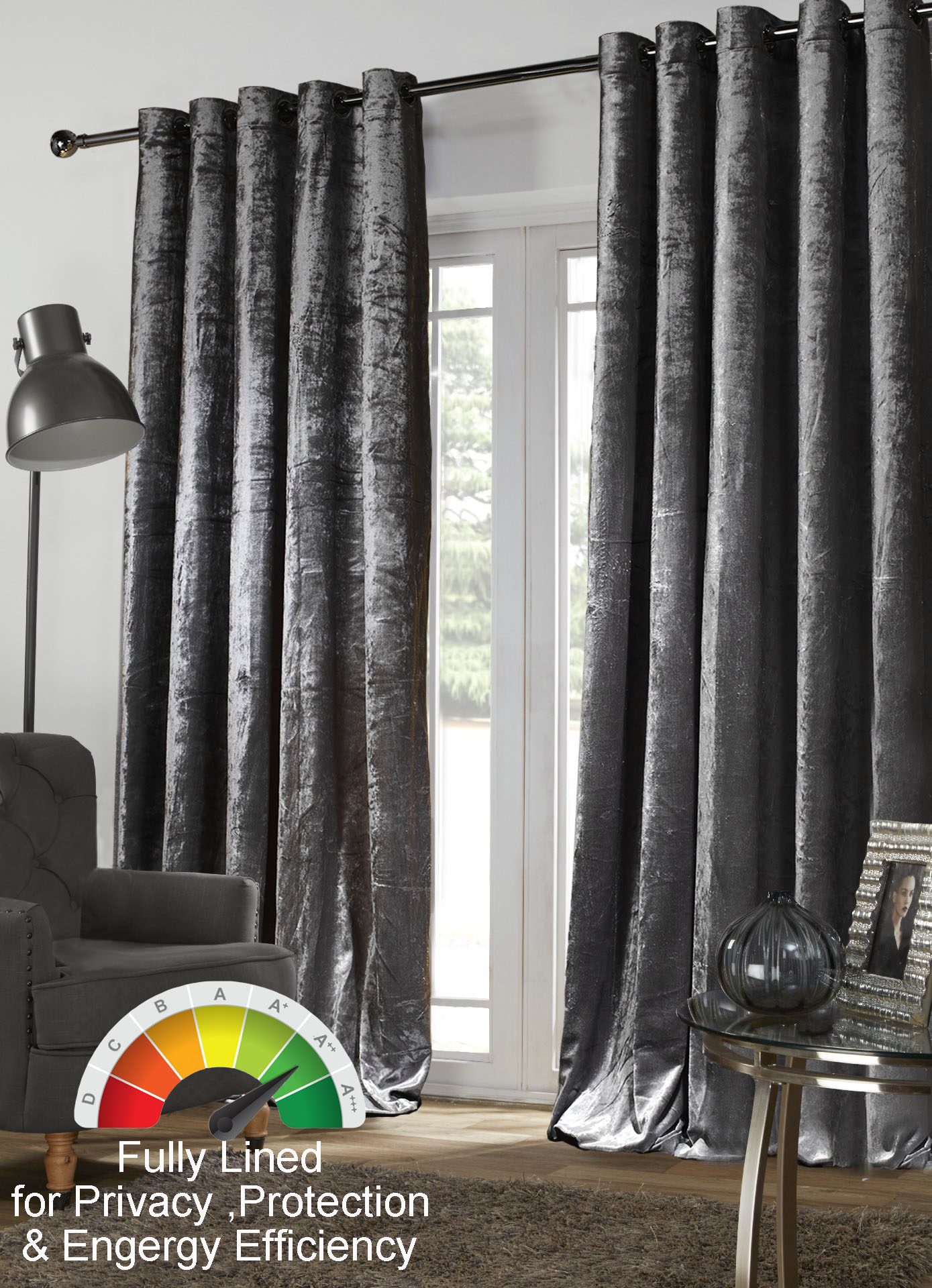 blush pink gold champagne curtains eyelets